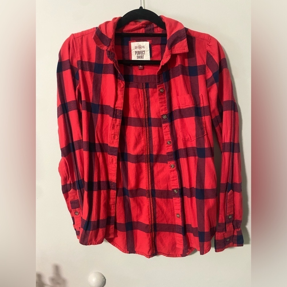 SO Perfect Shirt Plaid Shirt